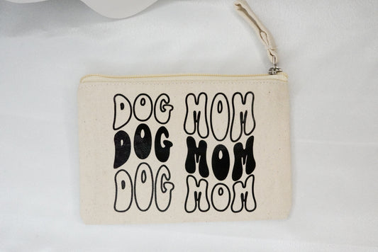 DOG MOM Pouch Bag